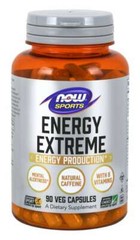NOW Foods Sport Energy Extreme 90 Cap Magnesium Tyrosine Guarana Late Date July