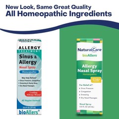 NaturalCare Homeopathic Allergy Nasal Spray 1 Fl Oz Relieves Sinus Pressure