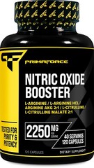 PrimaForce Nitric Oxide Booster (120 Capsules, 40 Servings/2250 mg Per Serving)
