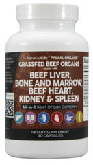 Clean Nutraceuticals Grass Fed Beef Liver 3000mg Premium Quality 90 Capsules