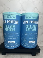 Vital Proteins Collagen Peptides Unflavored 10 oz 2 Pack 20g Exp 08/2028