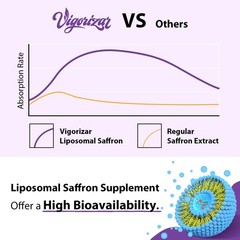 Vigorizar Saffron Supplement 88.5mg – Mood, Energy, Focus – Max Absorption