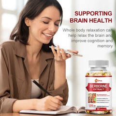 Premium Berberine HCL 1200mg High Potency Anti-inflammatory,Blood Sugar Support