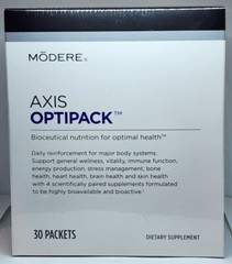 MODERE AXIS OPTIPACK Bioceautical Nutrition 30 Packets New Sealed Box