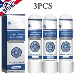 3XUncle Stiffy Nasal Inhaler, Complex Mens Nasal Inhaler Restore Prostate Energy
