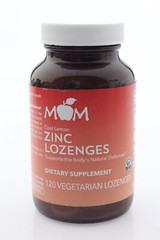 MOM’S Organic Market ZINC LOZENGES Cool Lemon Immune System – 120 Veg. Lozenges