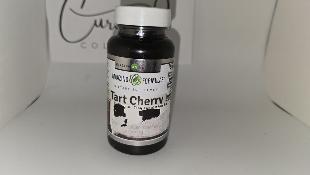Amazing Nutrition Tart Cherry Extract 1000mg 120 Capsules Exp 08/27