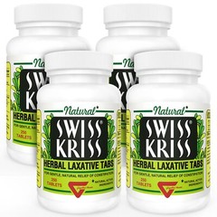 Swiss Kriss Herbal Laxative Tablets, Gentle & Natural Laxatives for Constipat…