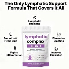 4X 6-in-1 Lymphatic Complex,Lymphatic Drainage Supplements|Herbal Blend HOT US
