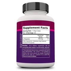 Zenith Nutrition L-Theanine 100mg – 60 Capsules v218