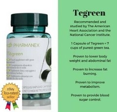 2-PACK Nu Skin Nuskin Pharmanex Tegreen 97 120 Caps -NEW STOCK- 04/2026
