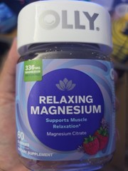 OLLY Relaxing Magnesium Gummies, Supports Muscle 1 Count (Pack of 60)