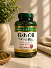 Nature’s Bounty Fish Oil 1200mg | 200 Rapid Release Softgels – New