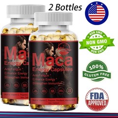 Maca Root 240 Capsules – Sexual Health Libido Booster Vegan Peruvian Ginseng NEW