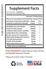 Anti-Bloating – WATER AWAY PILLS – Water Control 1 Bottle 60 Caps
