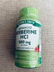 Nature’s Truth Berberine HCl 500mg | 60 Capsules | from 60 Count (Pack of 1)