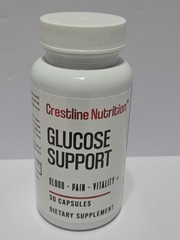 Crestline Nutrition Glucose Support 30 Easy to Swallow Capsules