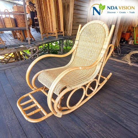 Indonesian Rattan Rocking Chair