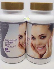 Colageno Hidrolizado Hydrolized Collagen With Vitamin C 100% 1 Powder & 1 Caps