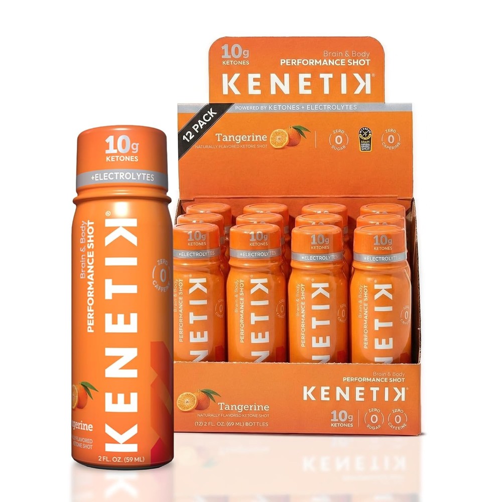 KENETIK Caffeine-Free Focus Shots C Brain Fuel for Mental Clarity and Cognitive