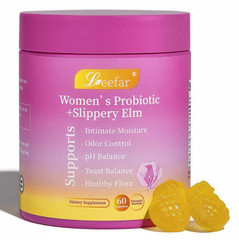 Women’s Probiotic Slippery Elm Pineapple 60 gummies pH Balance Gut Health