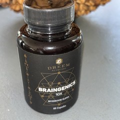 Green Braingenics 10x Mushroom Blend 6o Capsules New See Photos