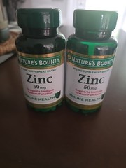 Nature’s Bounty Zinc 50mg Caplets, 100 In Each Bottle ( 2 Pack )