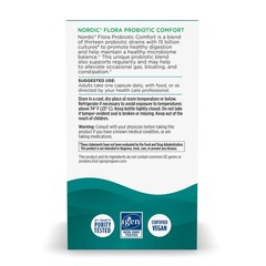Nordic Naturals Flora Probiotic Comfort – Probiotic for Digestive Issues, 30 Ct