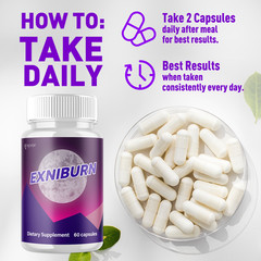 (2 Pack) Exniburn Advanced Energy & Fitness Max Supplement Exni Burn 120 Capsule