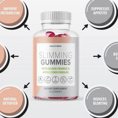 It Works! Slimming Gummies Supplement Blood Orange + ACV 60 Count Vegan