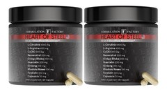 2 Pack Formulation Factory Heart of Steel Nitric Oxide 10-in-1 For Men Women