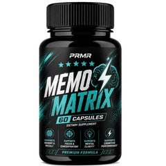 (5 Pack) Memo Matrix Nootropic Natural Brain Supplement MemoMatrix 300 Capsules