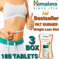 Ayurslim OFFICIAL USA Himalaya 3 Box 180 Capsules Fat Burner