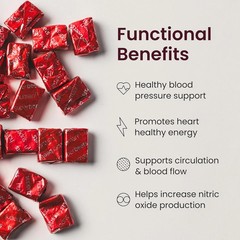 2 Pack HumanN – SUPER BEETS Heart Chews, Pomegranate, 60 Count, FREE SHIP