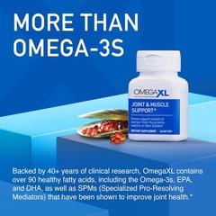 OmegaXL Joint Support Supplement, for Relief – Natural Muscle Support, Green Lip