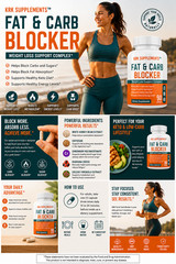 1 Fat and Carb Blocker Appetite Suppressant Burn Low Keto Weight Loss Complex