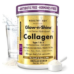 Healthy Hey Glow-n-Shine Collagen Powder 200g For Healthy Skin, Hair and Nails