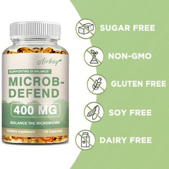 Microb-Defend 400mg – for Intestinal Health – with Thyme, Clove & Oregano Oils