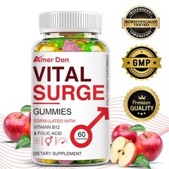 Vital Surge Gummies, Vital Surge Daily High Drive Support Formula (60 Gummy)