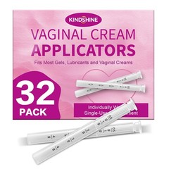 32 Pack Disposable Vaginal Cream Applicators for Women, Suppository Applicato…