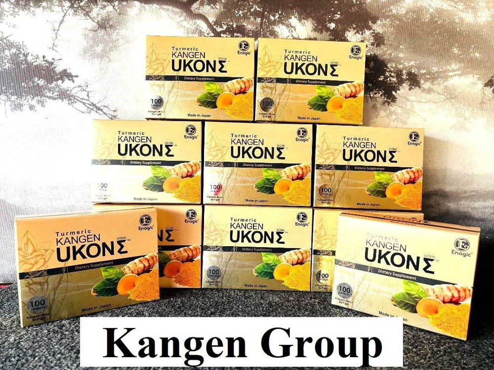 10 Boxes Turmeric Kangen Ukon Turmeric ENAGIC 100 Vegan Softgels Exp 09/2028