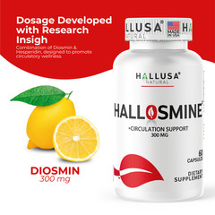 DIOSMIN 600 Mg – Circulation & Vein – Varicose Veins in Legs HALLOSMIN 60 Cap