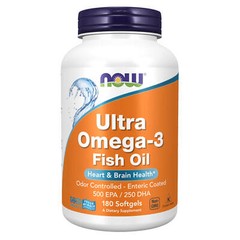 NOW FOODS Ultra Omega-3 Bovine Gelatin 180 Softgels
