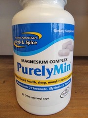 Purely Min Magnesium Complex North American Herb & Spice with Magtein 90 Veg Cap