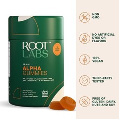 Root Labs 10-1 Alpha Gummies, 4000mg Shilajit with KSM-66 Ashwagandha, 60 Count
