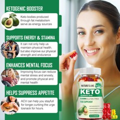 Keto BHB Gummies Diet ACV Weight Loss Night Time Fat burner Appetite Suppressant