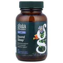 2 X Gaia Herbs, Sound Sleep�, 60 Liquid Phyto-Caps�
