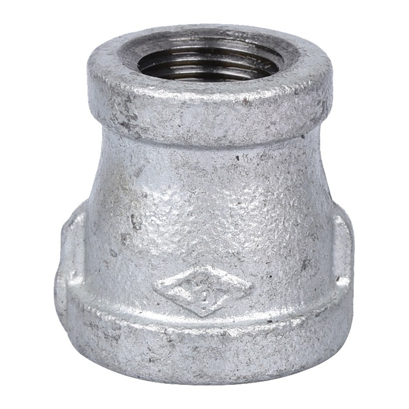 ProSource 24-1/2X3/8G Reducing Pipe Coupling, 1/2 x 3/8 in, Threaded, Malleable