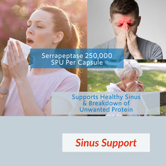 iSerra 250,000 SPU Serrapeptase Enzyme – 90 Delayed Release Capsules